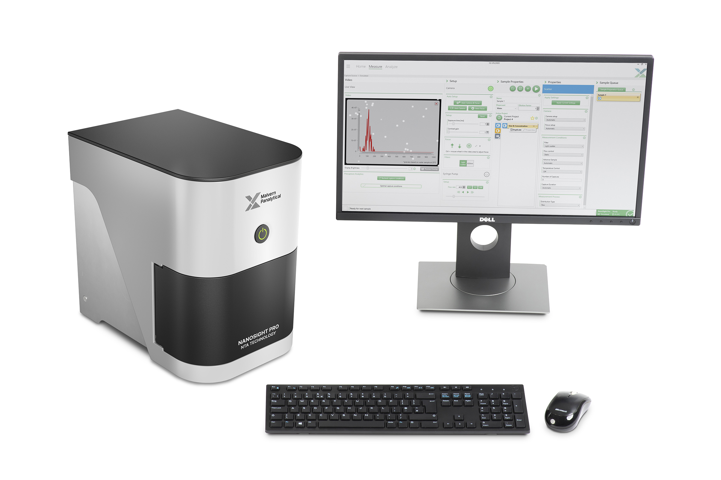 NTA Analyzátor trajektorií nanočástic NanoSight